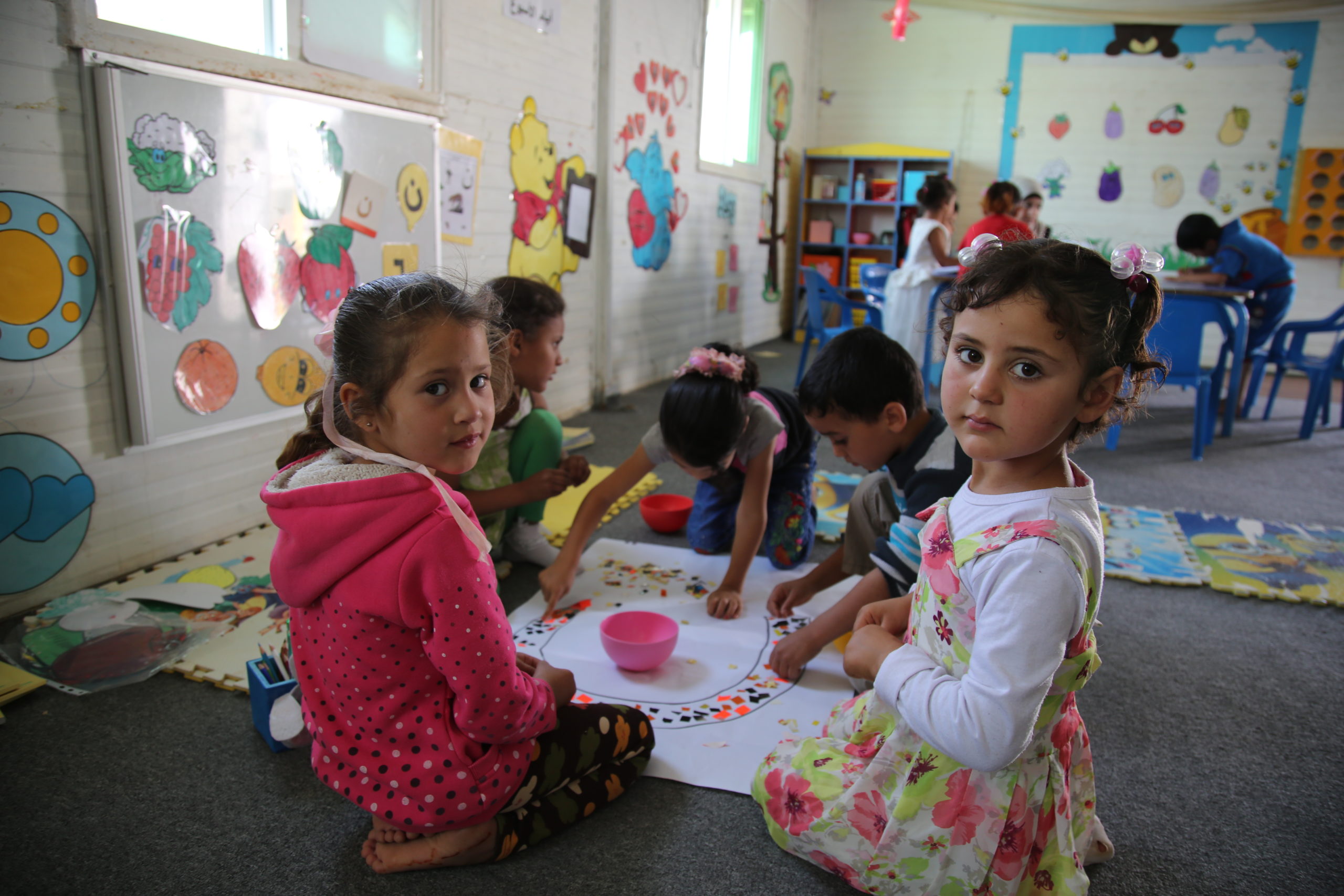 Børnehave i Zaatari-lejren, Jordan