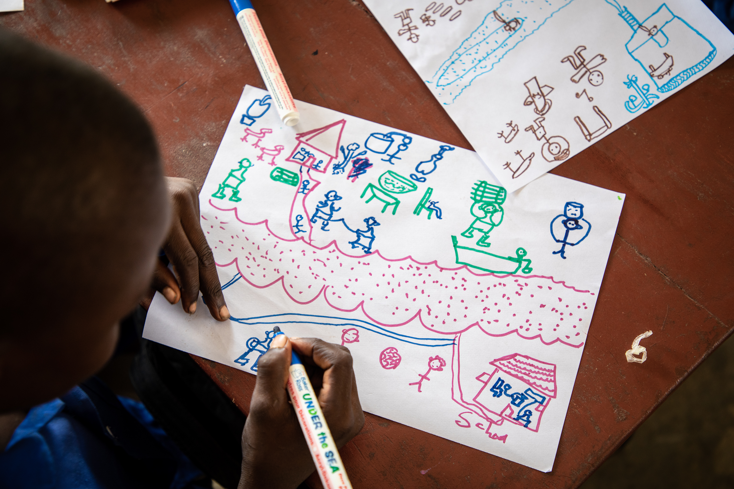 Kreativ workshop for børn, Sierra Leone