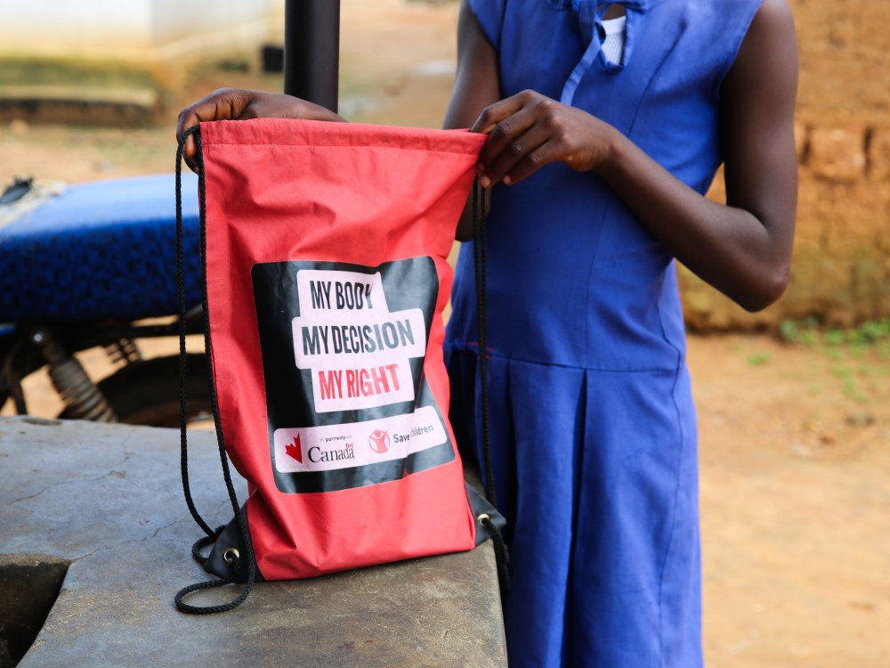 Skolepige i Sierra Leone